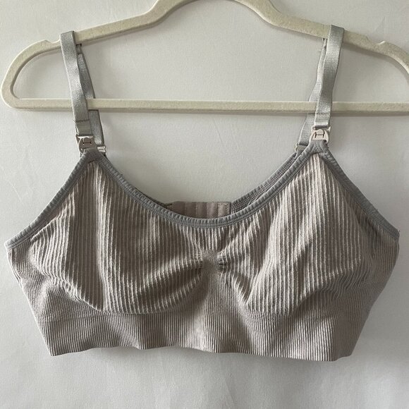 1901 Womens Beige Adjustable Strap Removable Pads T-Shirt Bra Size XXL - Picture 1 of 6